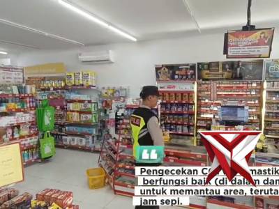 Anggota polsek pagak laksanakan patroli siang di Toko Alfamaret antisiapsi 3 cepu