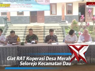 GIAT RAT KOPERASI DESA MERAH PUTIH SELOREJO KECAMATAN DAU