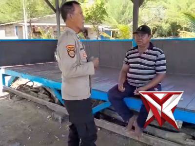 Dialogis Bersama Warga Polsek Ujungpangkah Patroli Sambang