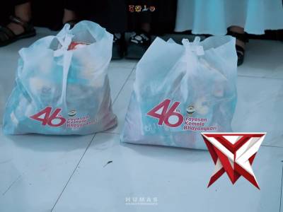 TALI ASIH KAPOLRES PURWAKARTA BERSAMA IBU KEPADA ANAK YATIM