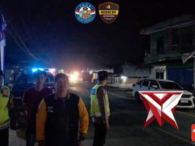 Kanit Reskrim Polsek Muara Kelingi bersama anggota melaksanakan giat KRYD di Simpang Semambang