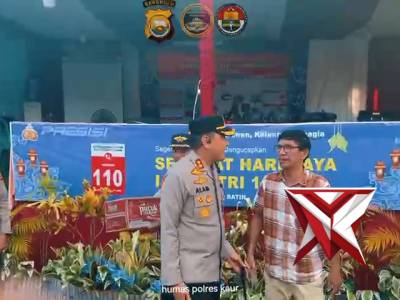 Kapolres Kaur Tinjau
Pos Ketupat Nala 2026
