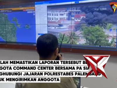 Respon Cepat Call Center 110 Polda Sumsel - PoliceTube