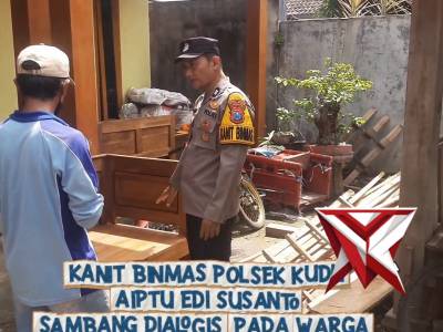sambang dialogis kanit binmas polsek kudu