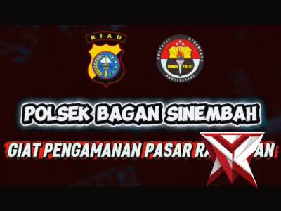 giat pengamanan pasar ramadhan polsek bagan sinembah