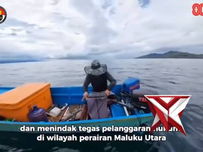 POLRI TANGKAP PELAKU BOM IKAN DI HALSEL