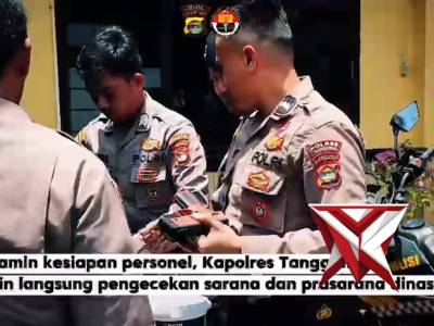 Pemeriksaan Alat Utama dan Alat Khusus Sat Samapta Polres Tanggamus
