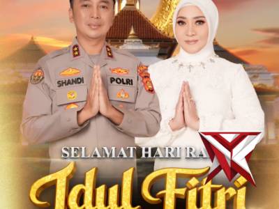 Selamat hari raya idul fitri 1447 H tahun 226 Kapolda Sumsel