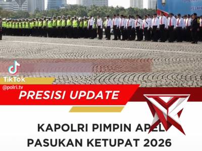 KAPOLRI PIMPIN APEL OPERASI KETUPAT 2026