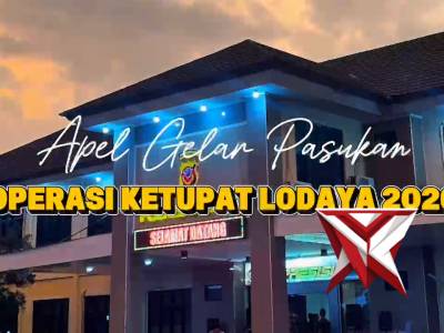 Kapolres Subang Pimpin Apel Gelar Pasukan Dalam Rangka Ops Ketupat Lodaya 2026