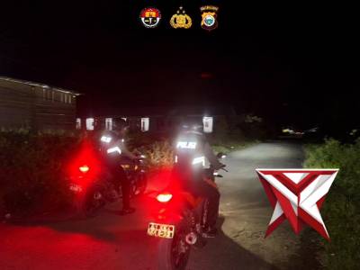 Sat samapta polres haltim laksanakan patroli roda dua
