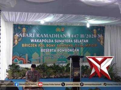 Safari Ramadhan, Wakapolda Sumsel Pererat Silaturahmi dan Salurkan Bansos di Kota Prabumulih