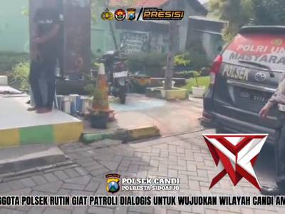 PATROLI DIALOGIS POLSEK CANDI