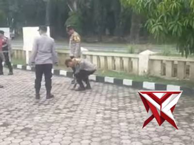 PersonIl Polsek Padang Hulu Melaksanakan kegiatan kurve di lingkungan Mako Polsek Padang Hulu