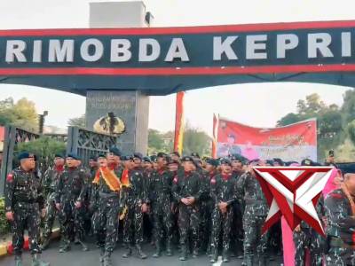 Satbrimob Polda Kepri Gelar Upacara Serah Terima Duaja dan Pisah Sambut Komandan Satuan