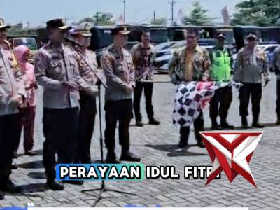 Wakapolda Jateng Lepas Keberangkatan Perdana Valet Ride Mudik Gratis di Brebes