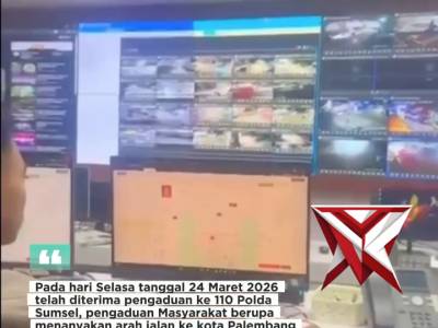 Quick Respon pelayanan 110 Polda Sumsel