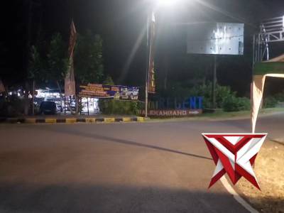 Live Repot anggota Pospam JLS Bantur di Simpang 4 JLS Bantur