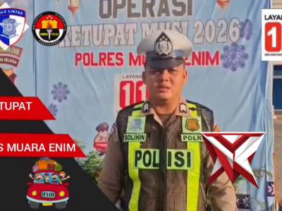 Pos pelayanan Ops ketupat musi 2026 Di Gelumbang