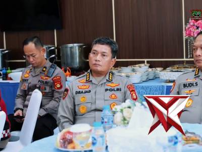 24 - Kapolda Sumatera Selatan, Irjen Pol Dr. Sandi Nugroho, memimpin kegiatan Coffee Morning