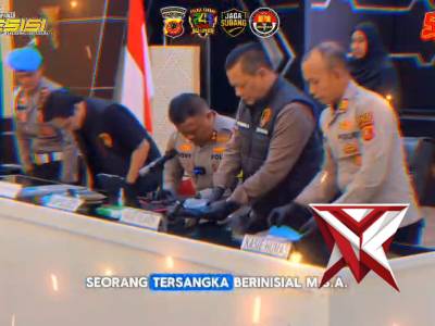 KONFERENSI PERS SAAT RESKRIM POLRES SUBANG