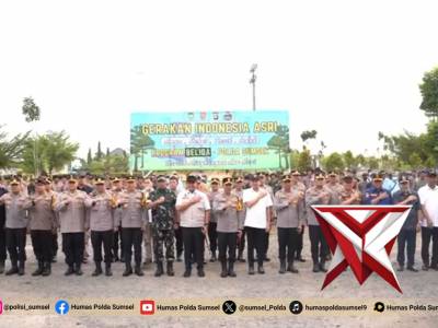 KAPOLDA SUMSEL DUKUNG PROGRAM BELIDA DI KABUPATEN OGAN ILIR DIDUKUNG GERAKAN INDONESIA ASRI - PoliceTube