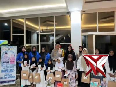 Buka Bersama Polwan Polres Magetan