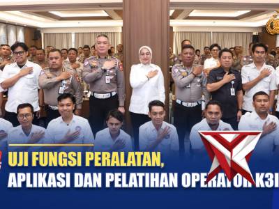 UJI FUNGSI PERALATAN, APLIKASI & PELATIHAN OPERATOR K3I | NTMC POLRI - PoliceTube