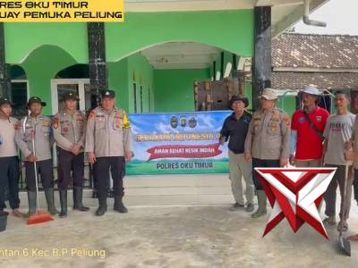 *GIAT KURVE PROGRAM GERAKAN INDONESIA ASRI DI MASJID WILKUM POLSEK BP PELIUNG*