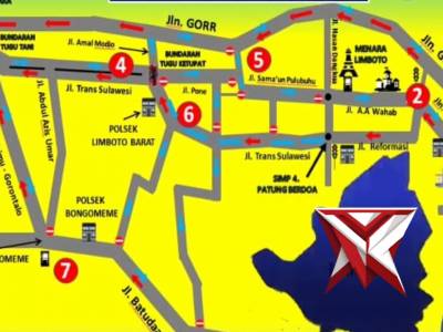 Polda Gorontalo Beri Tips Agar Terhindar Dari Kemacetan Saat Lebaran Kerupat di Gorontalo