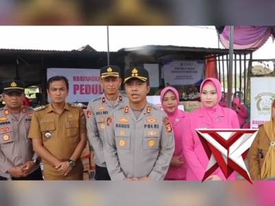Wujud kepedulian nyata ditunjukkan melalui sinergi antara Polres Ogan Ilir, Bhayangkari,