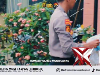 Waka Polres Musi Rawas Pimpin Kegiatan Pembersihan Lingkungan, Wujud Nyata Dukungan Program ASRI ?