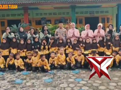 Polsek Rengel bersama TK Kemala Bhayangkari 69