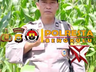 Bhabinkamtibmas Kelurahan Semarang Polsek Teluk Segara Polresta Bengkulu Aipda Safwan, S.IP melaksan