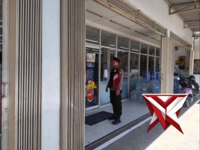 Libur lebaran patroli polsek tlanakan pantau obyek wisata serta pertokoan