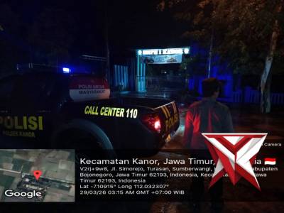 Polsek Kanor Tingkatkan Patroli