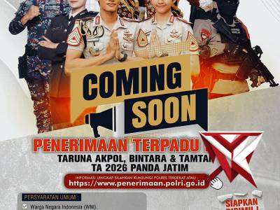 Ayo... Daftarkan diri kalian menjadi bagian dari Bhayangkara