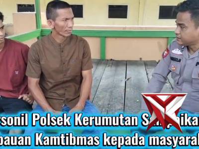 Himbauan Kamtibmas Polsek Kerumutan
