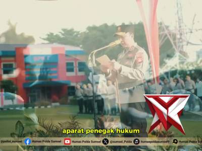 Upacara Hari Kesadaran Nasional di Polda Sumatera Selatan berlangsung khidmat