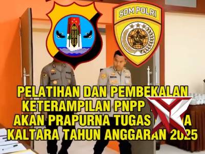 Kegiatan Pelatihan dan Pembekalan Keterampilan PNPP yang Akan Purna Tugas Polda Kaltara T.A 2025