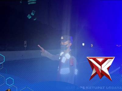 Patroli malam dalam rangka Ops Ketupat Lodaya 2026