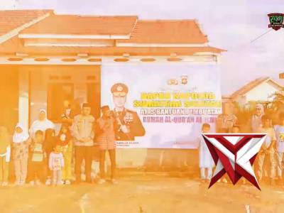 pemberian bantuan di Ponpes Tahfizh Romadhon dan pembangunan Rumah Al-Qur&rsquo;an Al-Ilmu di Martapura