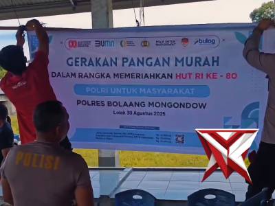 Gerakan pangan murah polres bolmong
