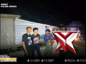 patroli rutin oleh polsek sinaboi