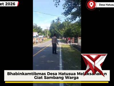 Giat Rutin Bhabinkamtibmas Polsek Kairatu - PoliceTube