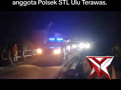 Giat pengamanan Safari Ramadhan PC NU di Kel. Selangit Kab. Musi Rawas dipimpin langsung Kapolsek