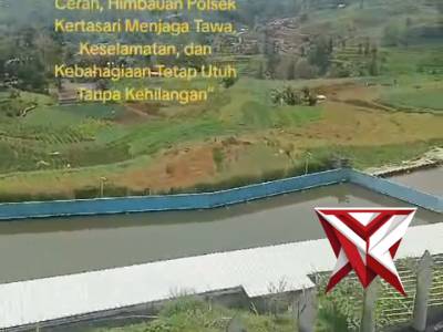 &ldquo;Di Bawah Teduh Gunung Rakutak di Hari Selasa yang Cerah, Himbauan Polsek Kertasari Menjaga Tawa, Ke