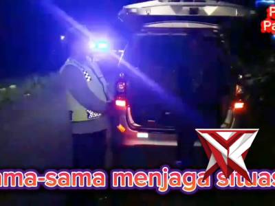 PATROLI HARKAMTIBMAS BLUE LIGHT POLSEK PAKUSARI