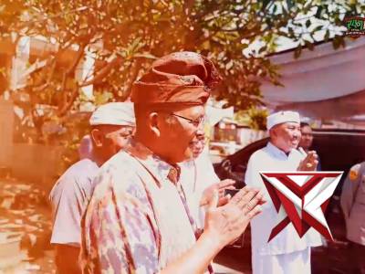 Silaturahmi Kapolda Sumsel di Pura Agung Palembang