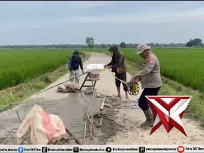 Gerakan Indonesia Asri (Aman,Sehat,Resik,Indah) Belida Polres OKU Timur. - PoliceTube